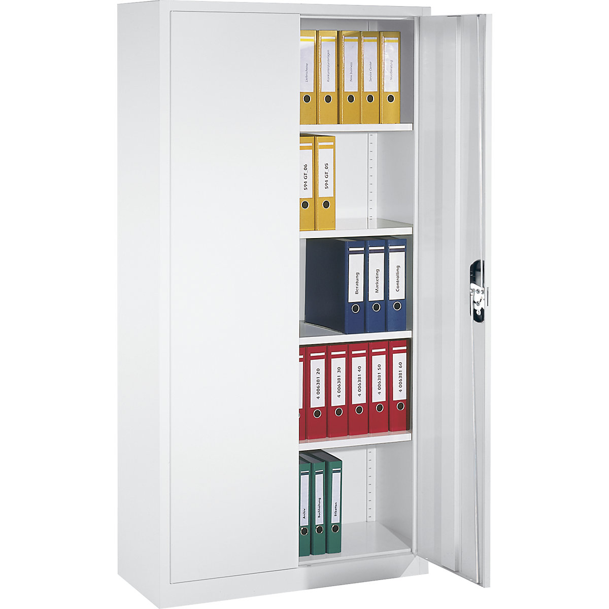 Armario de acero con puertas batientes – C+P (Imagen del producto 2)-1