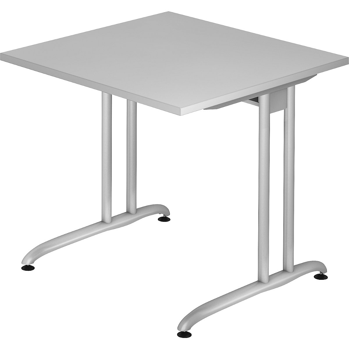Escritorio, H x P 720 x 800 mm, anchura 800 mm, gris luminoso-0