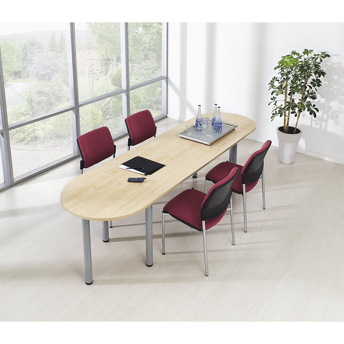 Tablero para mesa de reuniones – eurokraft pro (Imagen del producto 2)-1