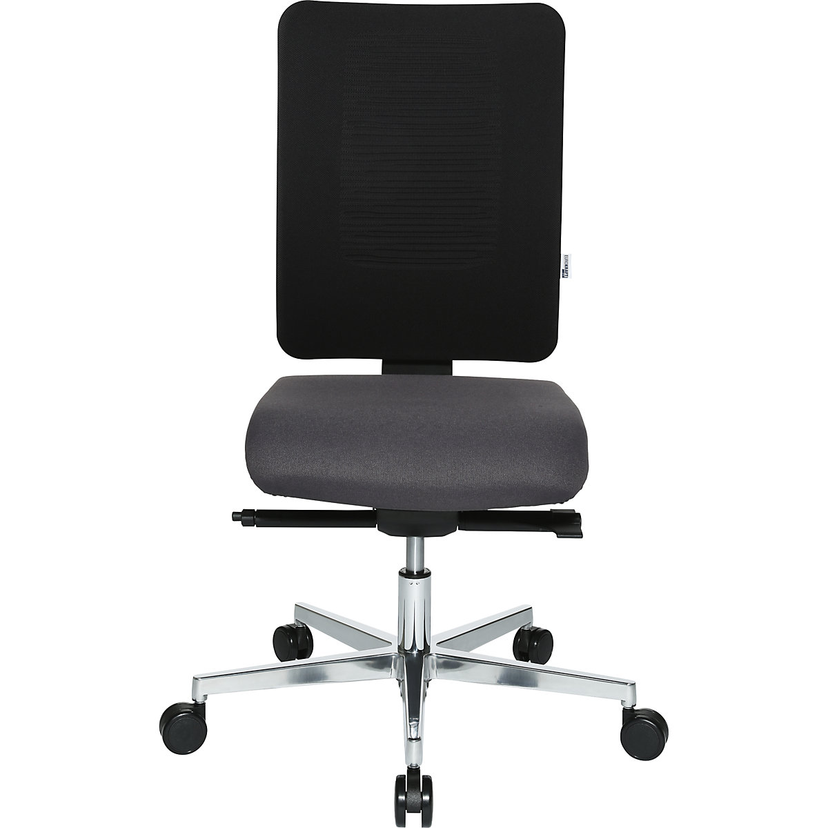 Silla giratoria de oficina V4 con asiento perfilado plano – eurokraft pro (Imagen del producto 2)-1