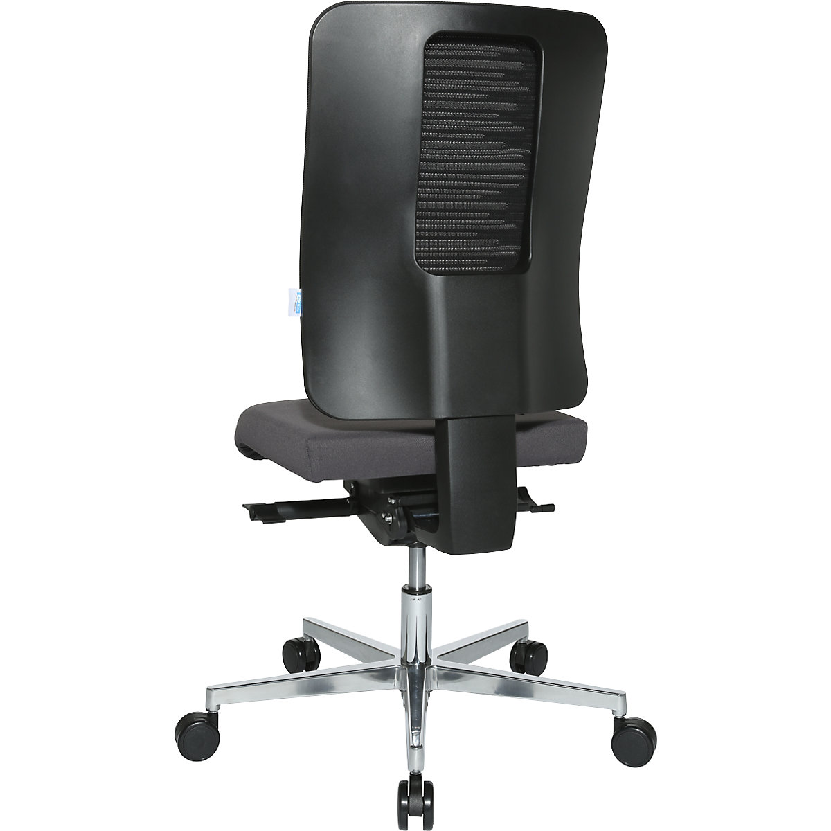 Silla giratoria de oficina V4 con asiento perfilado plano – eurokraft pro (Imagen del producto 3)-2