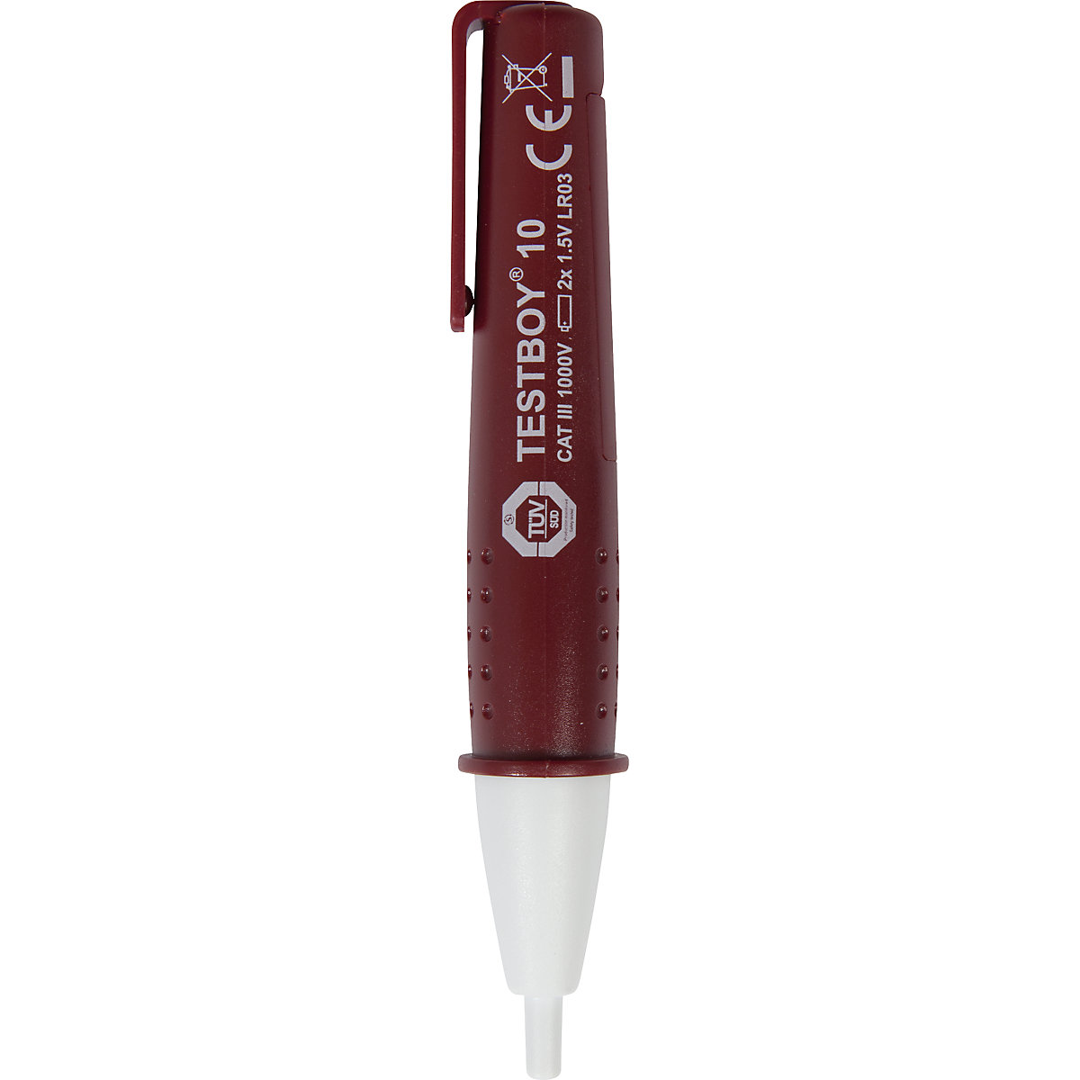 Tester napięcia, wys. x szer. x głęb. 30 x 142 x 26 mm, z latarką LED