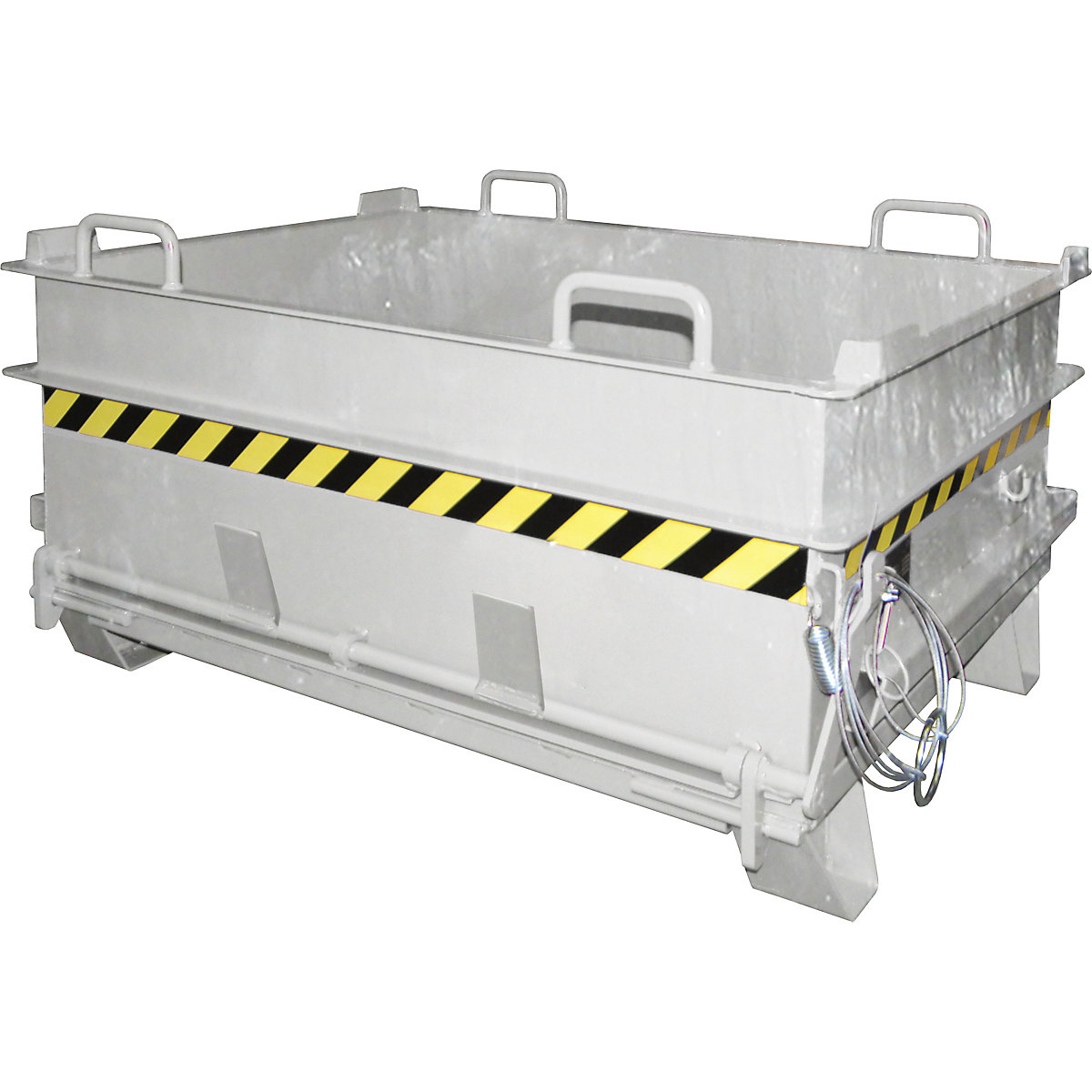 Container pentru materiale de construcție BC, cu mecanism de deblocare cu clemă – eurokraft pro