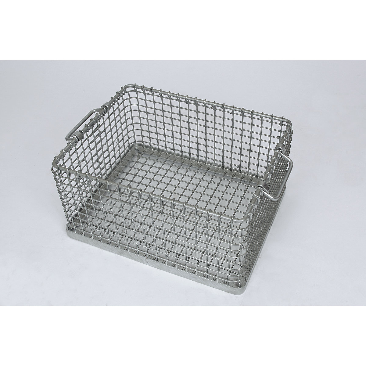 Coș de stivuire pentru articole grele, dimensiune mică a ochiurilor, dimensiuni exterioare lung. x lăț. x î. 515 x 405 x 300 mm-0