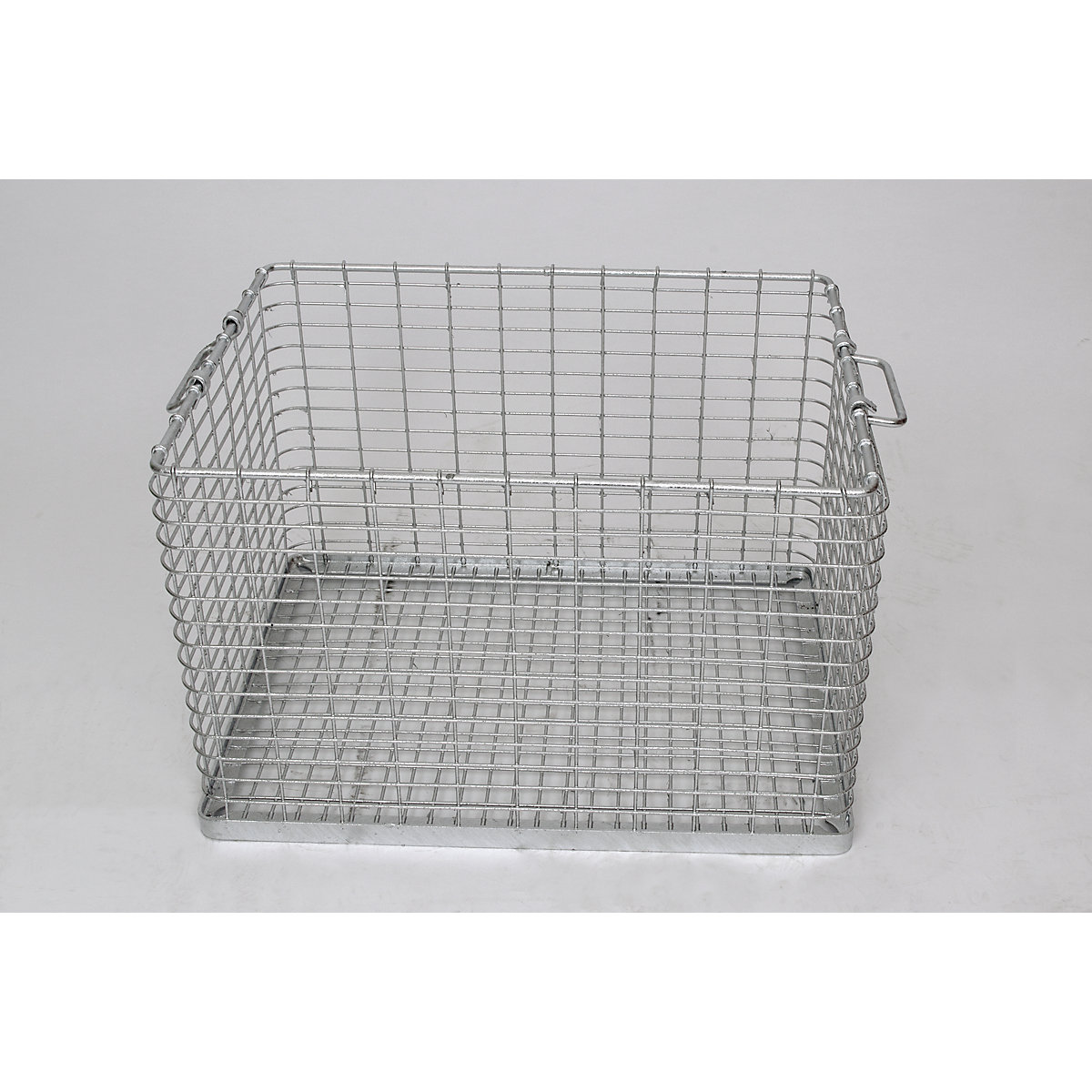 Coș de stivuire pentru articole grele, dimensiune mare a ochiurilor, dimensiuni exterioare lung. x lăț. x î. 615 x 455 x 400 mm-0