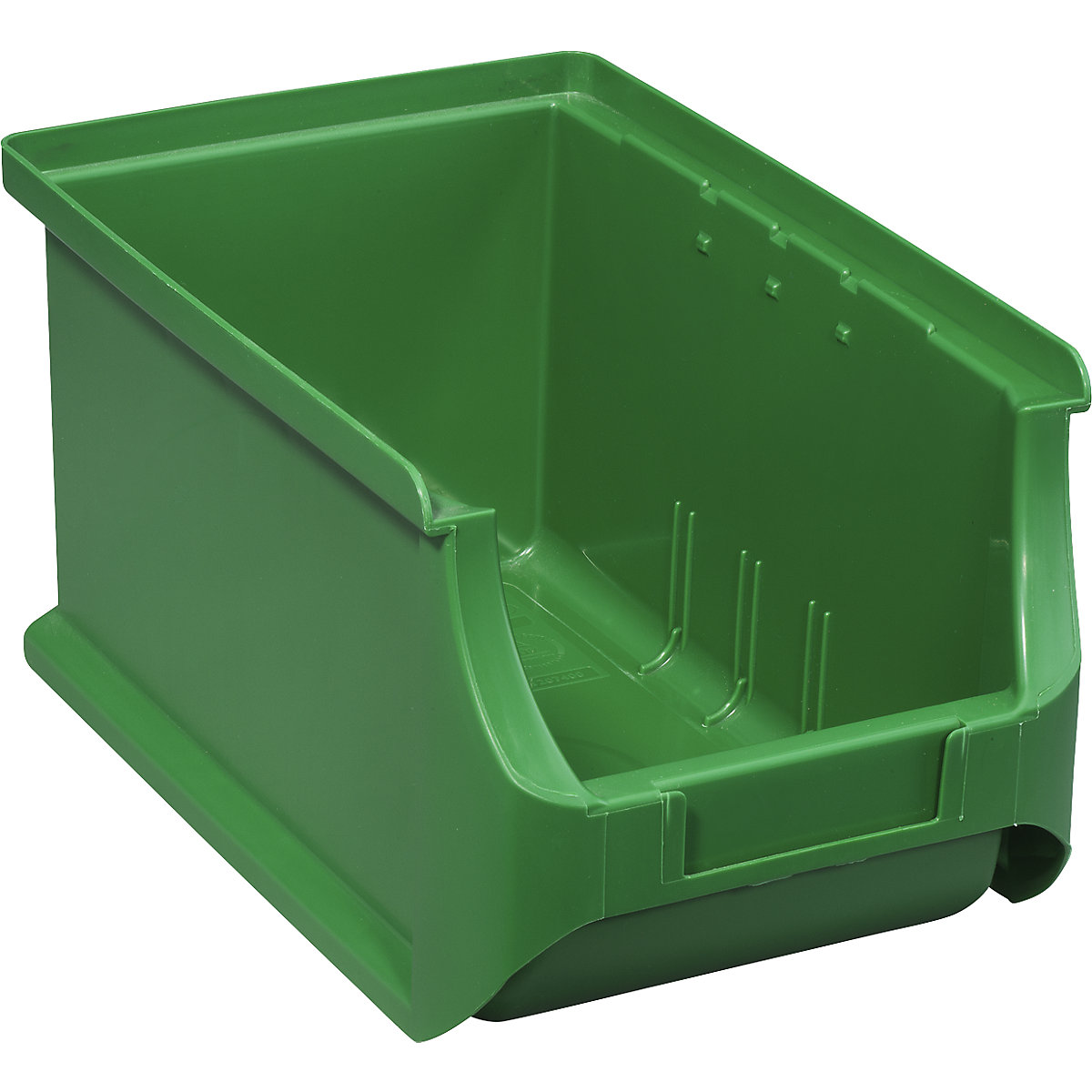 Cutie de depozitare deschisă, lung. x lăț. x î. 235 x 150 x 125 mm, amb. 24 buc., verde-0