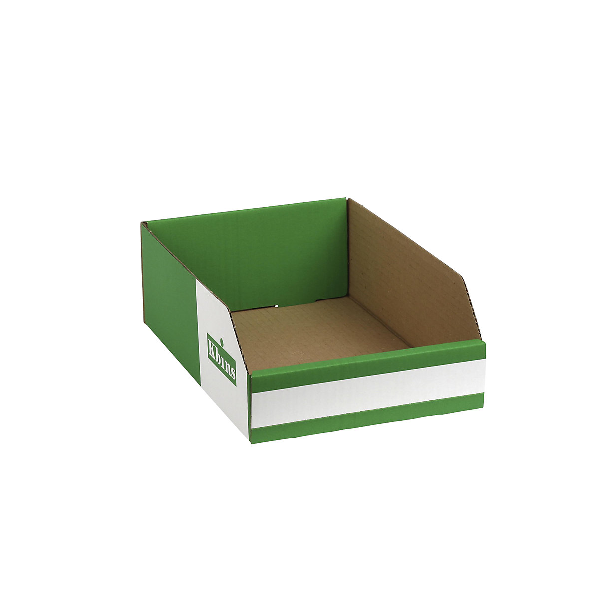 Navetă din carton pentru rafturi, amb. 50 buc., lung. x lăț. x î. 300 x 200 x 100 mm-0