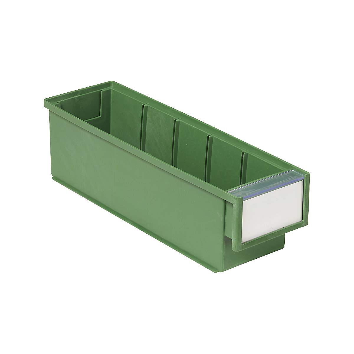 Navetă pentru raft BiOX – Treston, verde, lung. x lăț. x î. 300 x 90 x 82 mm, amb. 30 buc.-0