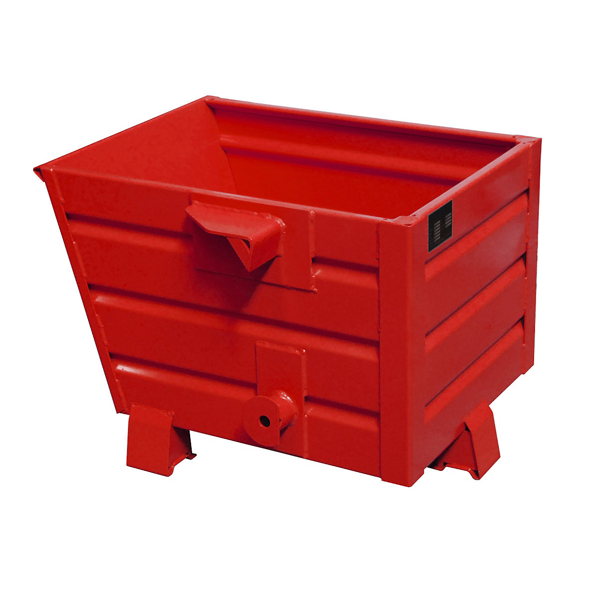 Container basculant – eurokraft pro, volum 0,3 m³, roșu RAL 3000-0
