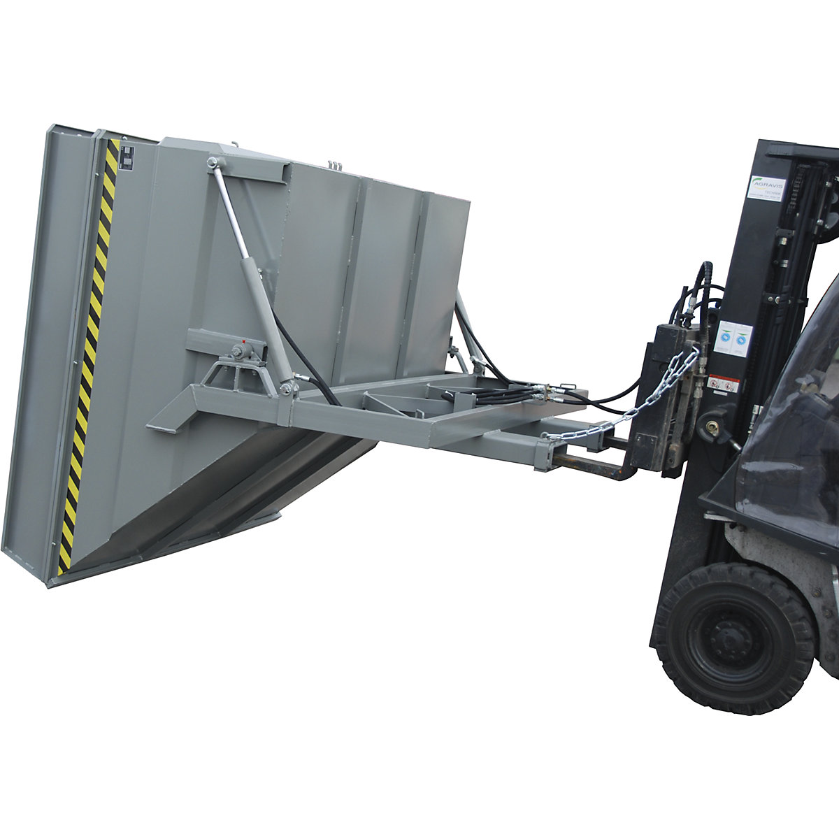 Recipient basculant XXL cu dispozitiv de ridicare – eurokraft pro (Imagine produs 2)-1