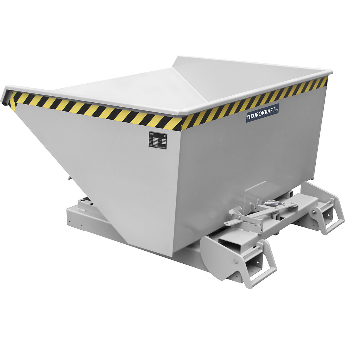 Recipient basculant automat – eurokraft pro, volum 0,6 m³, zincat-0