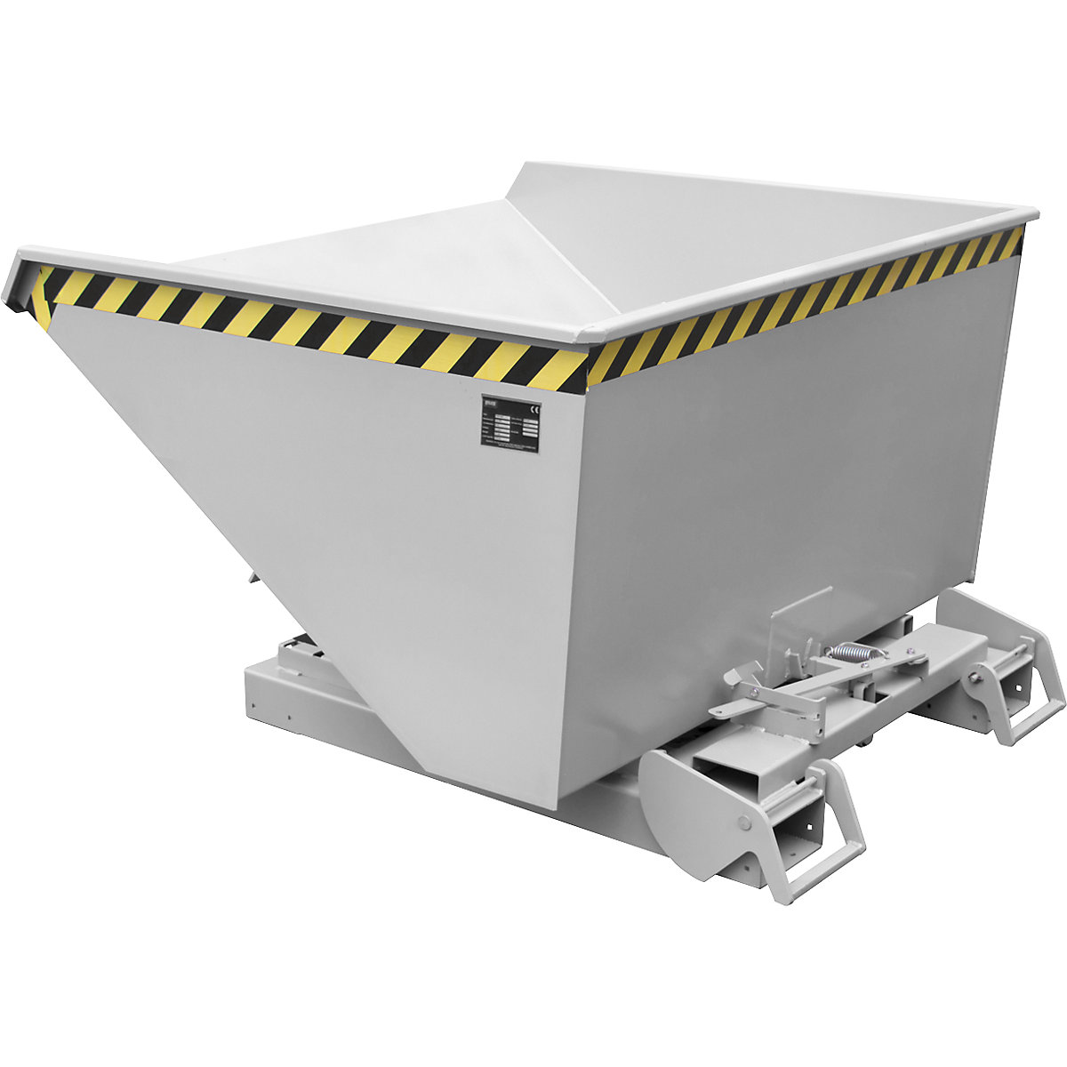 Recipient basculant automat – eurokraft pro, volum 1,2 m³, zincat-0