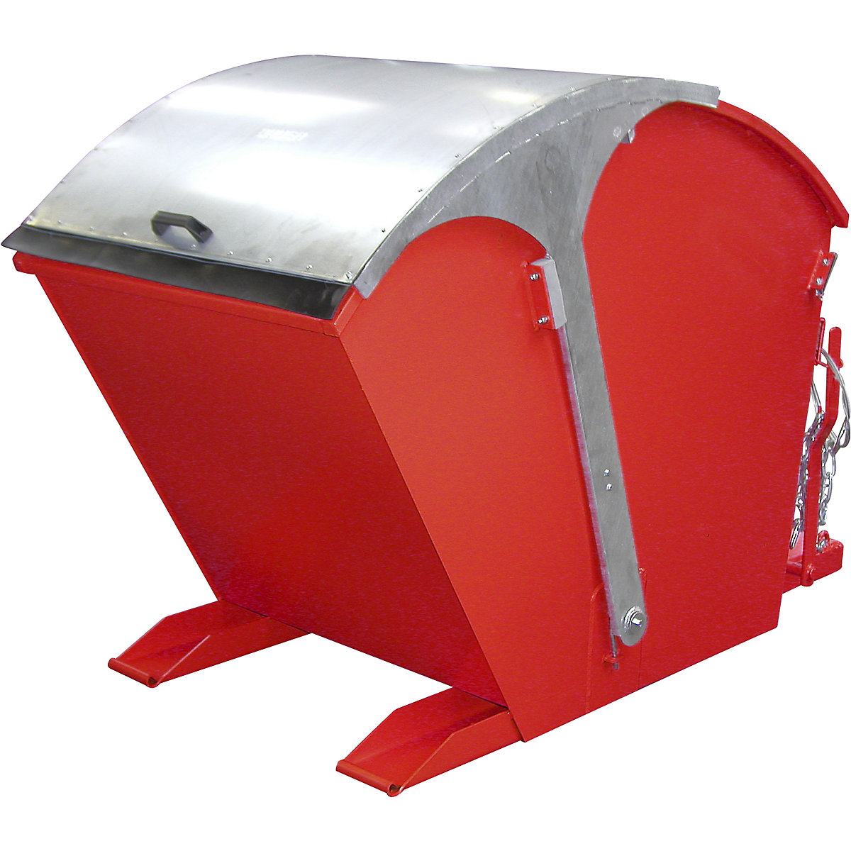 Recipient basculant cu capac rotund – eurokraft pro