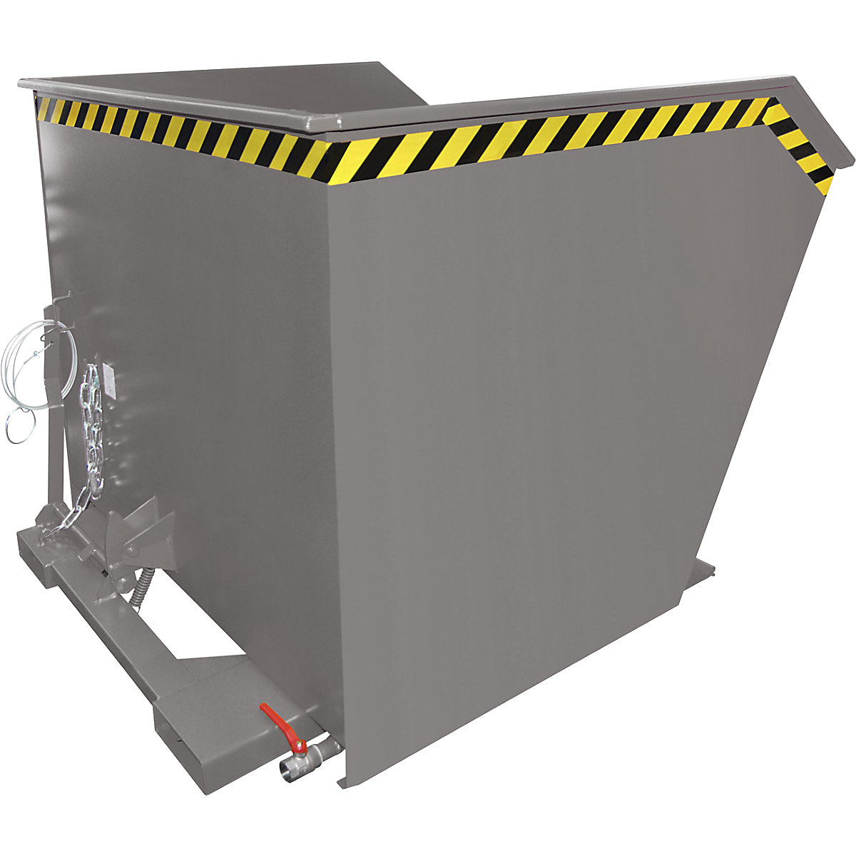 Recipient pentru șpan SGU – eurokraft pro, volum 2 m³, gri șobolan-0