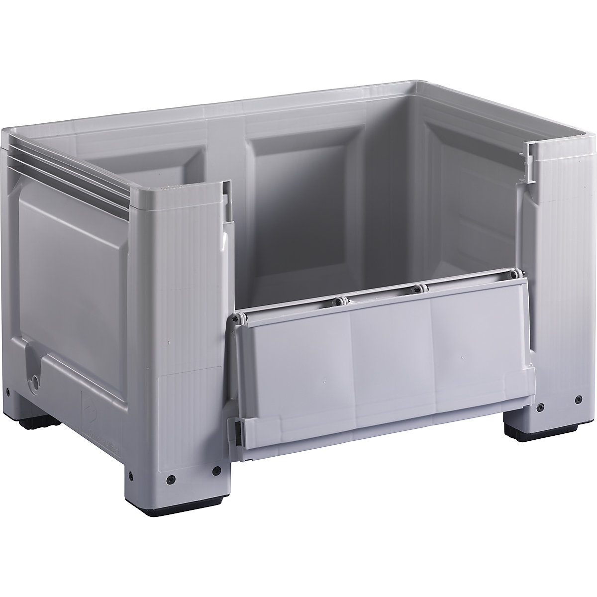 Container mare, Model standard, capacitate 535 l, model cu 4 picioare, 1 capac lateral-0