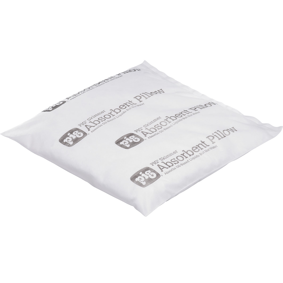 Poduszka z włókniny wiążącej SKIMMER – PIG, do oleju, opak. 10 szt., dł. x szer. x wys. 430 x 410 x 50 mm-0