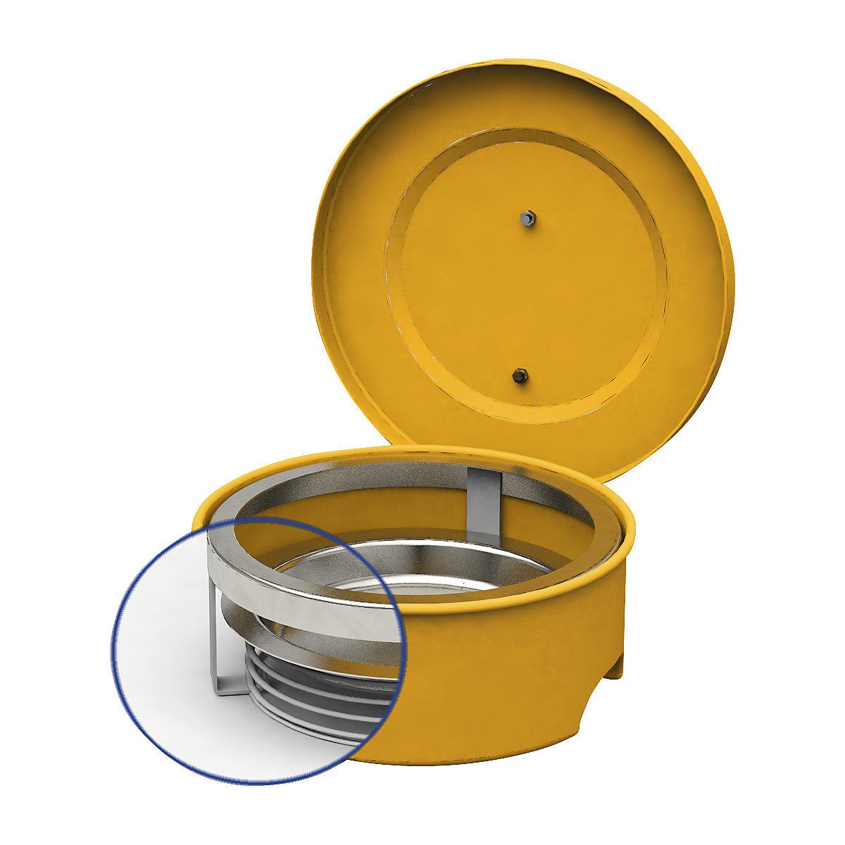 Urządzenie do czyszczenia drobnych części, z uziemieniem – FALCON (Zdjęcie produktu 5)-4