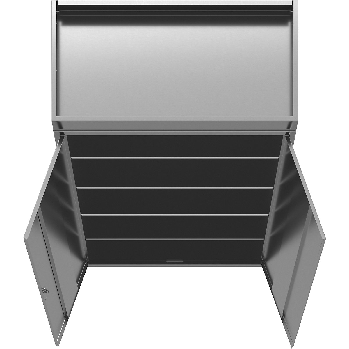 Nástrojová skříň z ušlechtilé oceli – eurokraft basic (Obrázek výrobku 2)-1