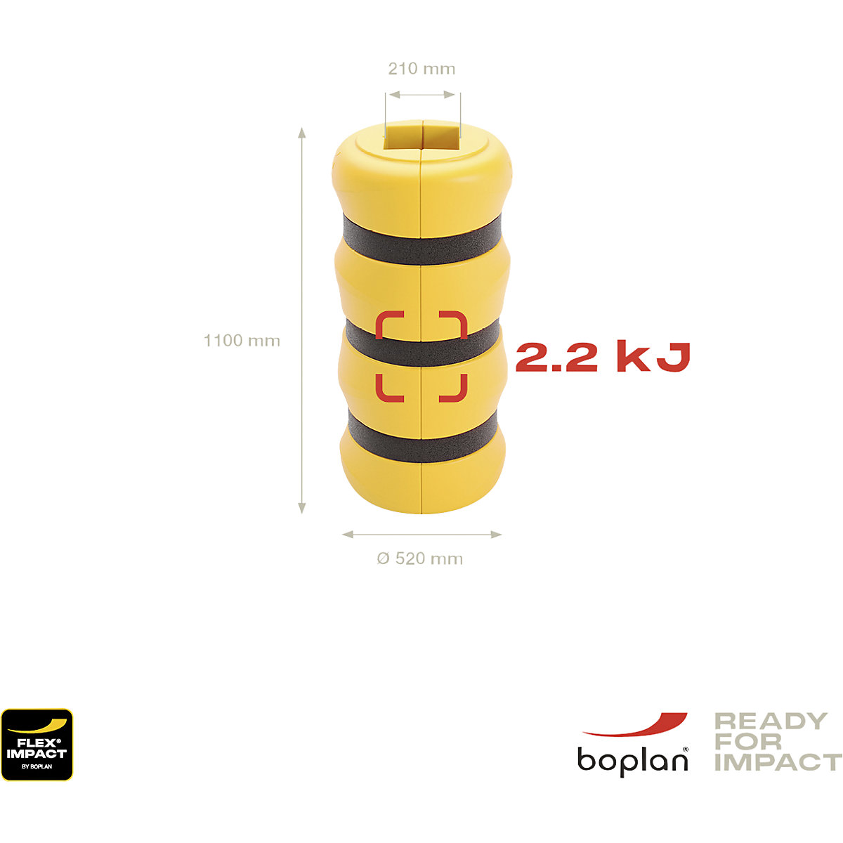 Osłona kolumny do stosowania wewnątrz i na zewnątrz budynku – Boplan (Zdjęcie produktu 2)-1