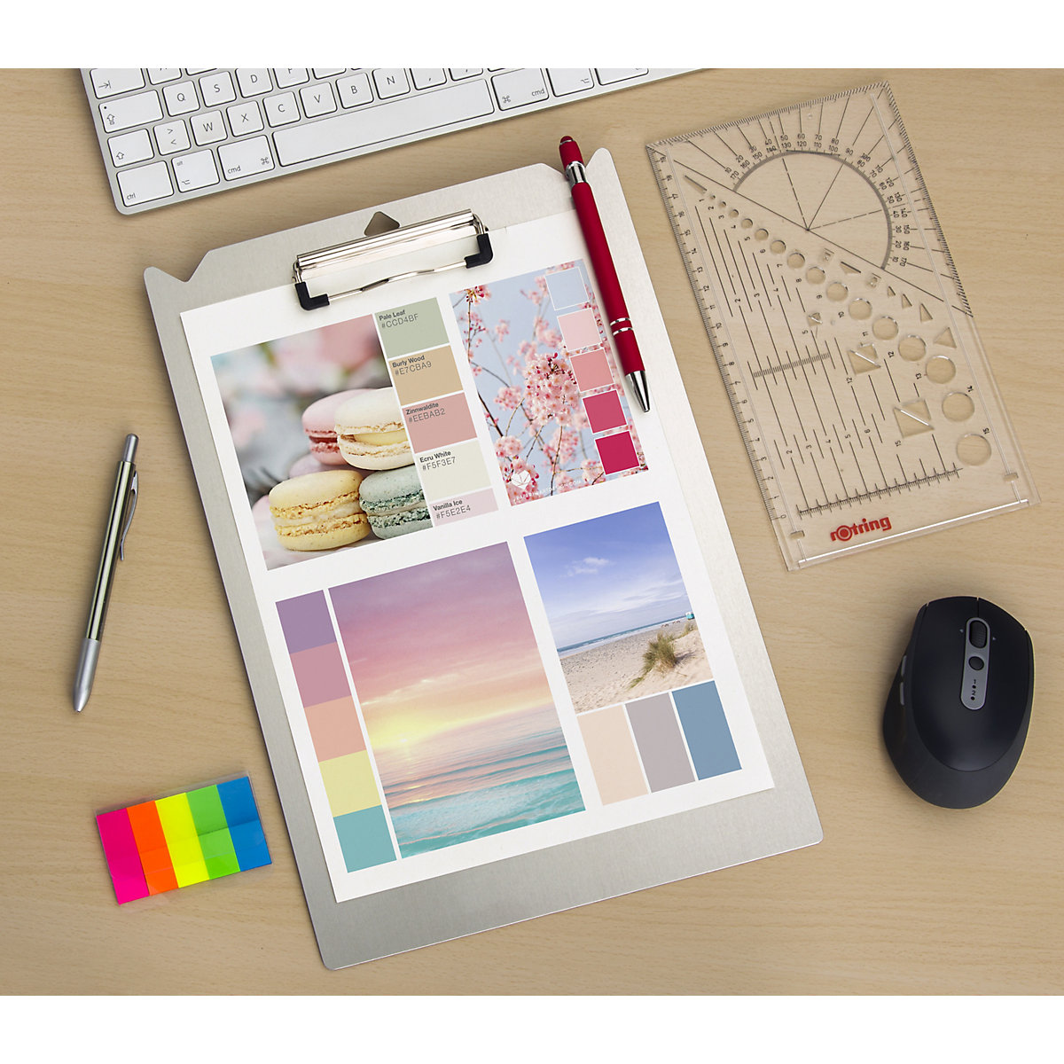 Aluminium clipboard – Tarifold (Product illustration 2)-1