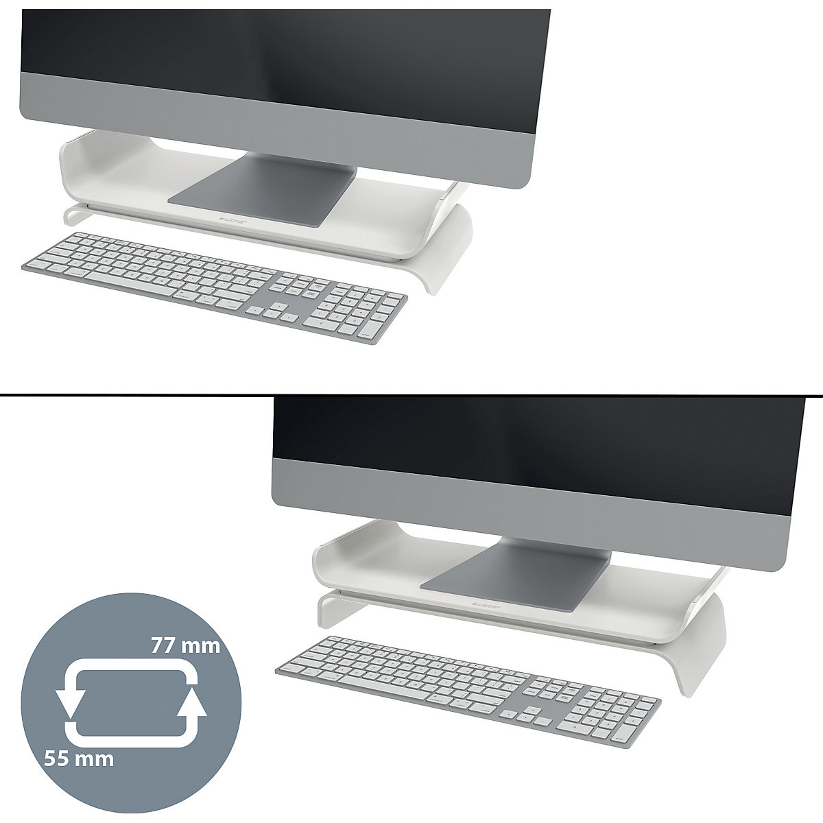 Leitz Ergo adjustable monitor stand – Leitz (Product illustration 3)-2