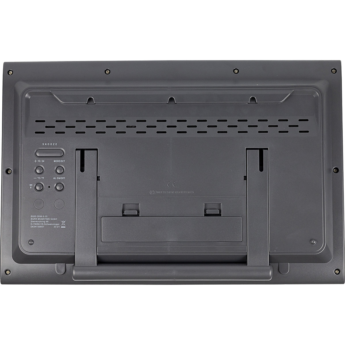 LCD radio synchronised wall clock (Product illustration 2)-1