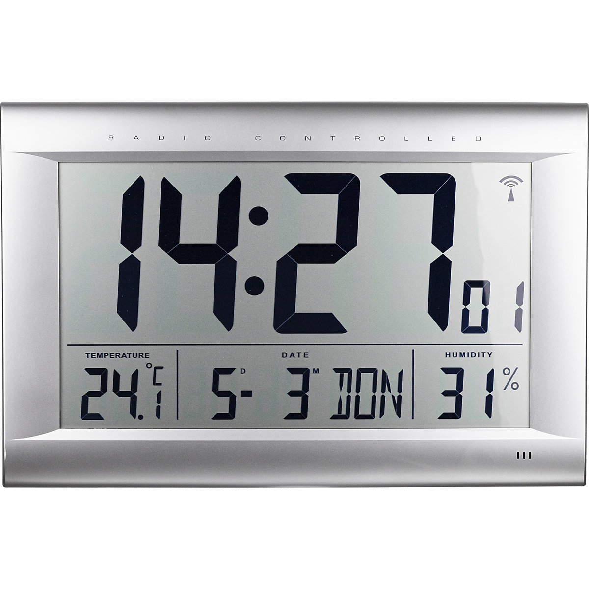 LCD radio synchronised wall clock (Product illustration 6)-5
