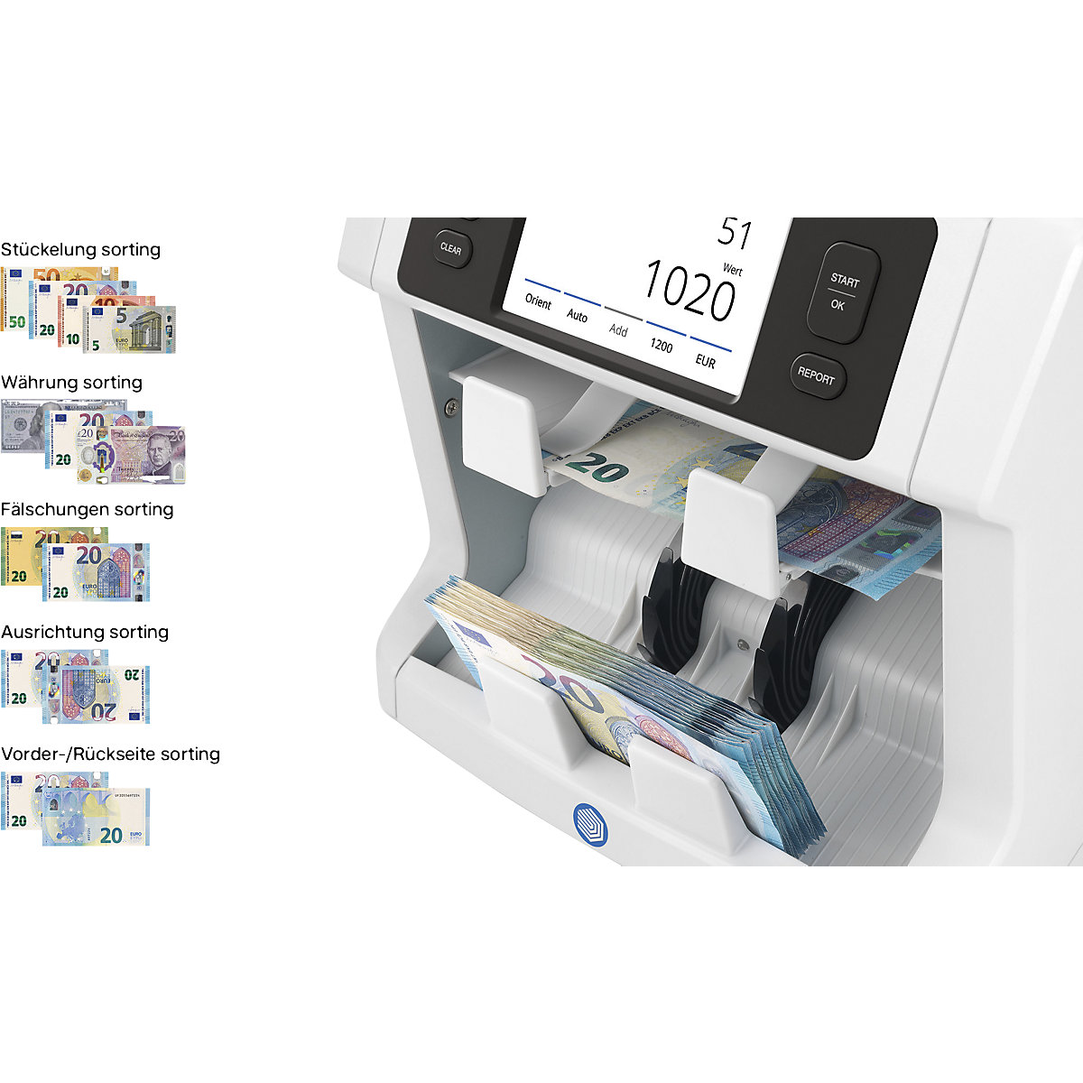 Banknote counter – Safescan (Product illustration 2)-1