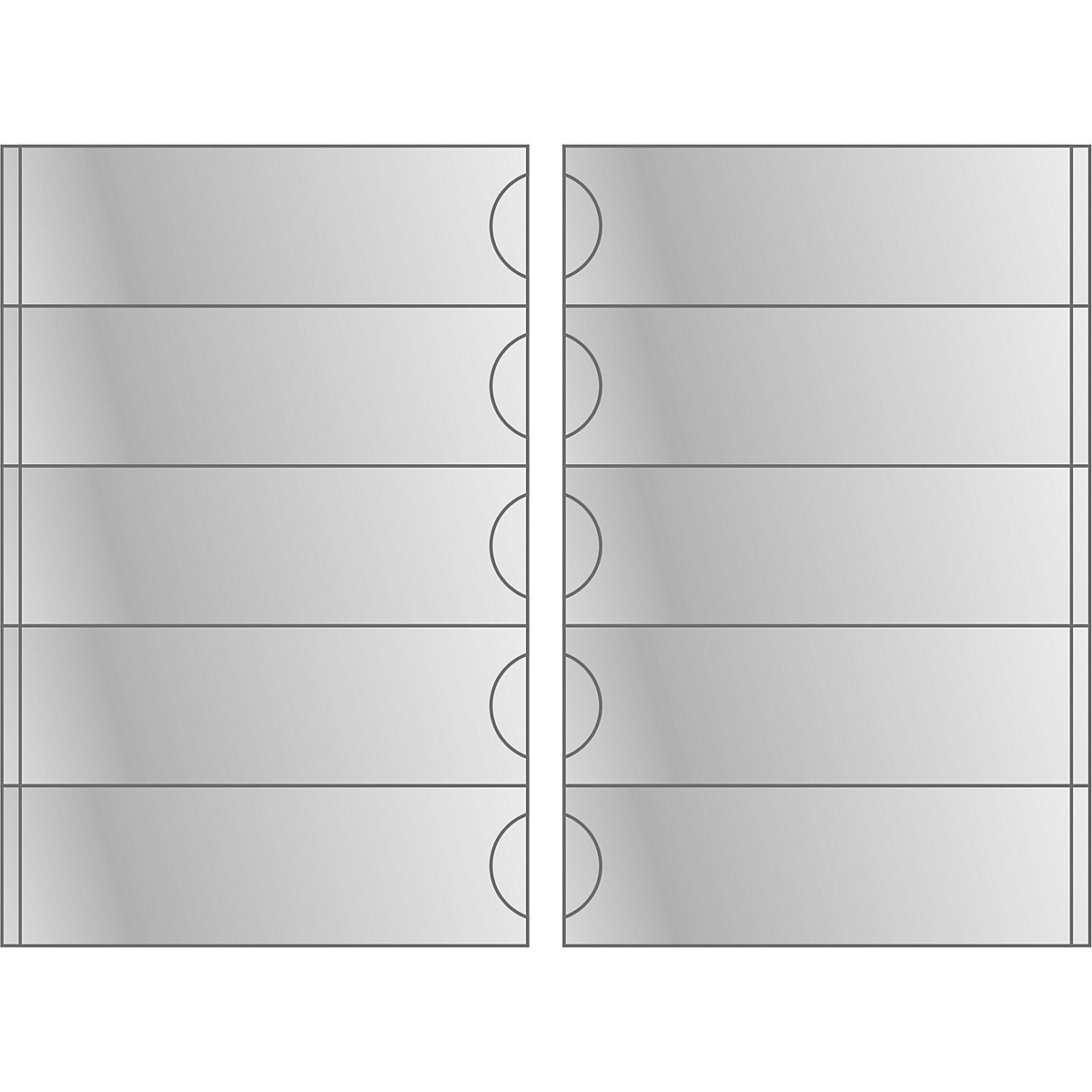 Clear view pouch, self-adhesive – EICHNER (Product illustration 3)-2