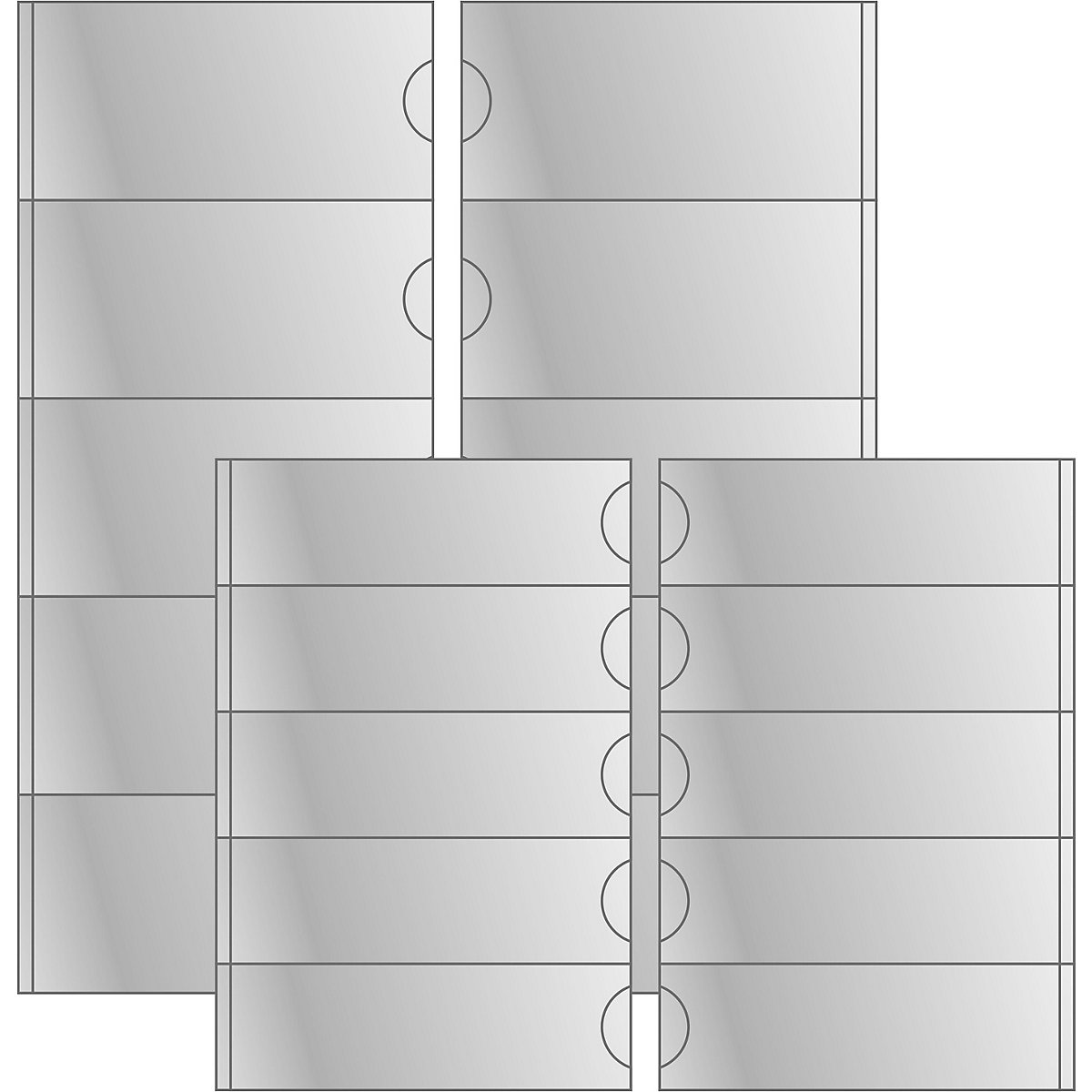 Clear view pouch, self-adhesive – EICHNER (Product illustration 4)-3