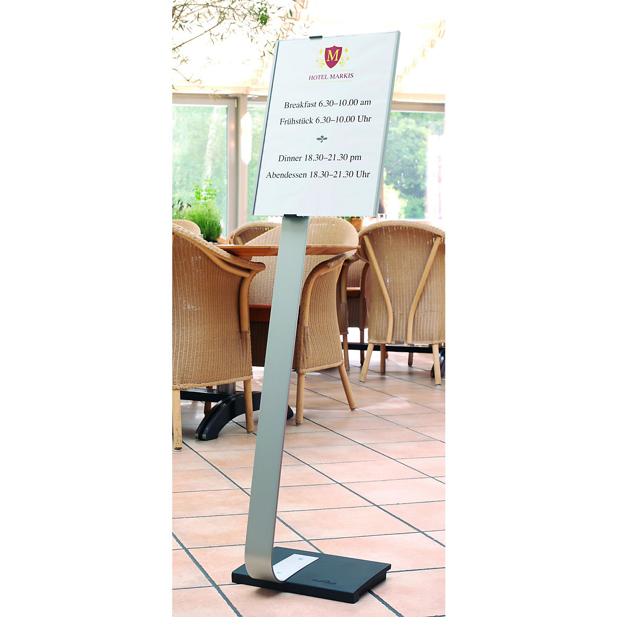 Floor stand with notice panel – DURABLE (Product illustration 9)-8