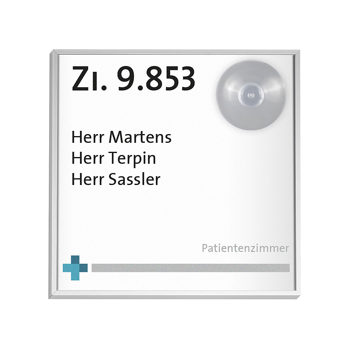 MADRID Silver Line Vario door sign