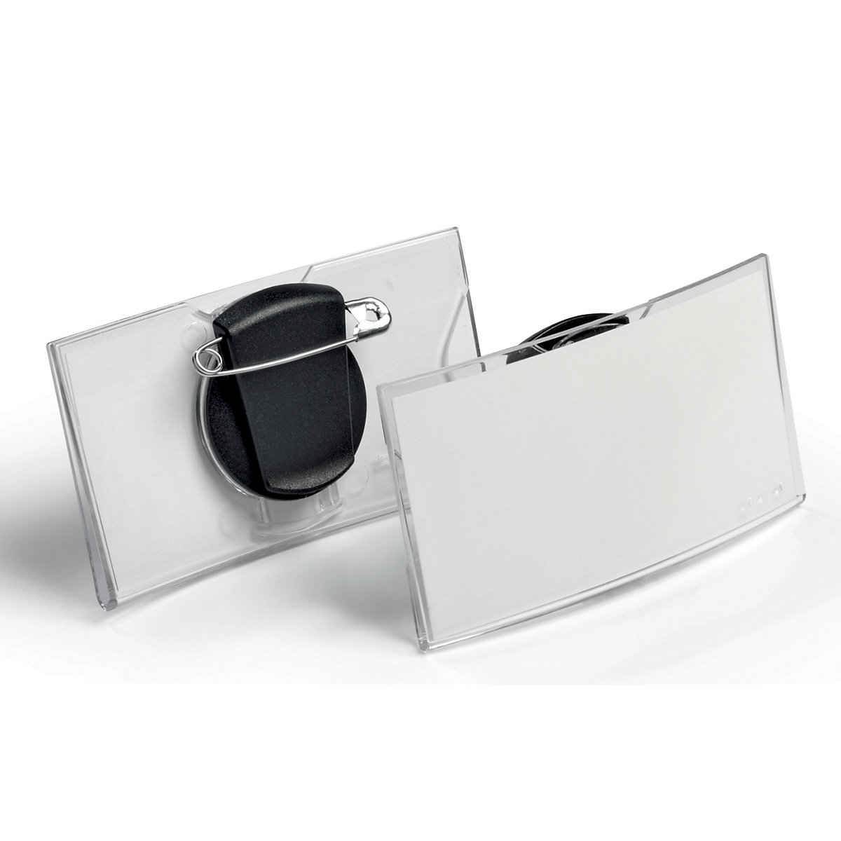 Convex name badge, acrylic - DURABLE