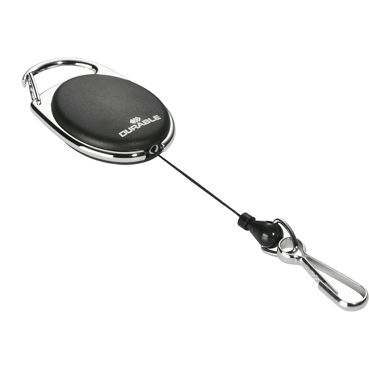 JOJO STYLE ID badge holder with spring hook - DURABLE