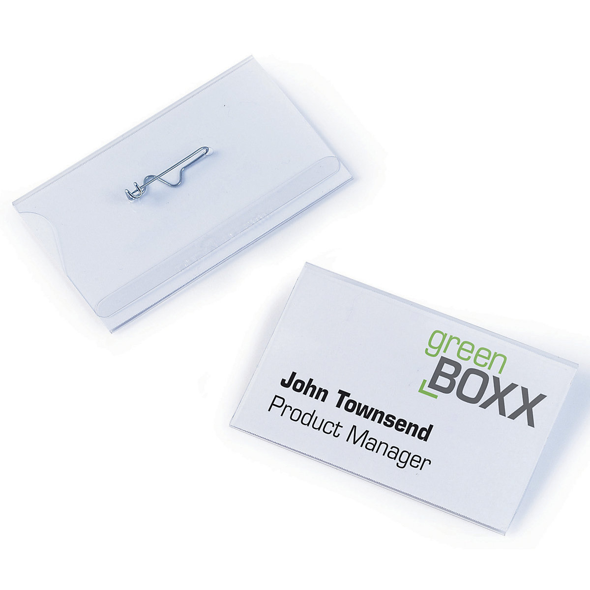 Name badges with corrugated needle - DURABLE