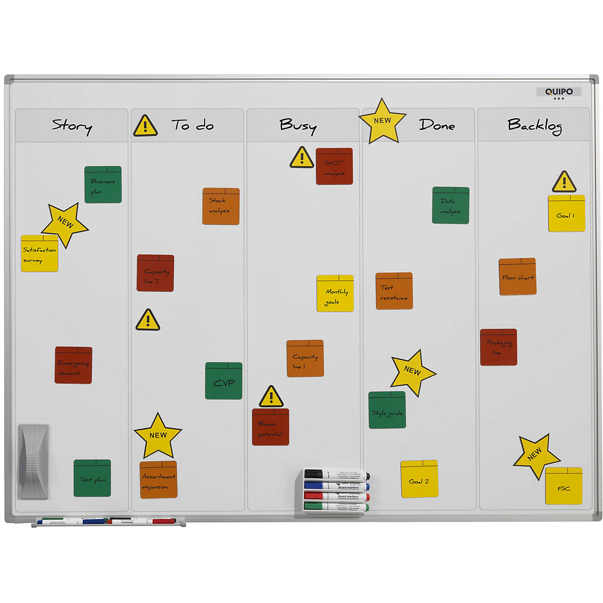 Post-it notes, magnetic – SMIT VISUAL (Product illustration 3)-2