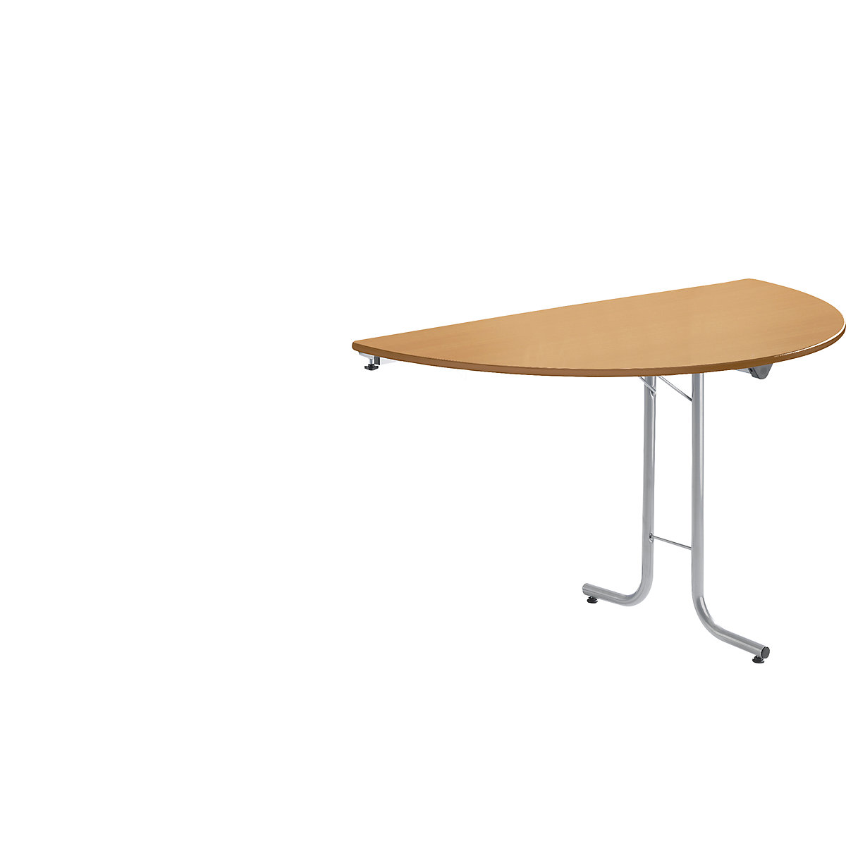 Extension table for folding table