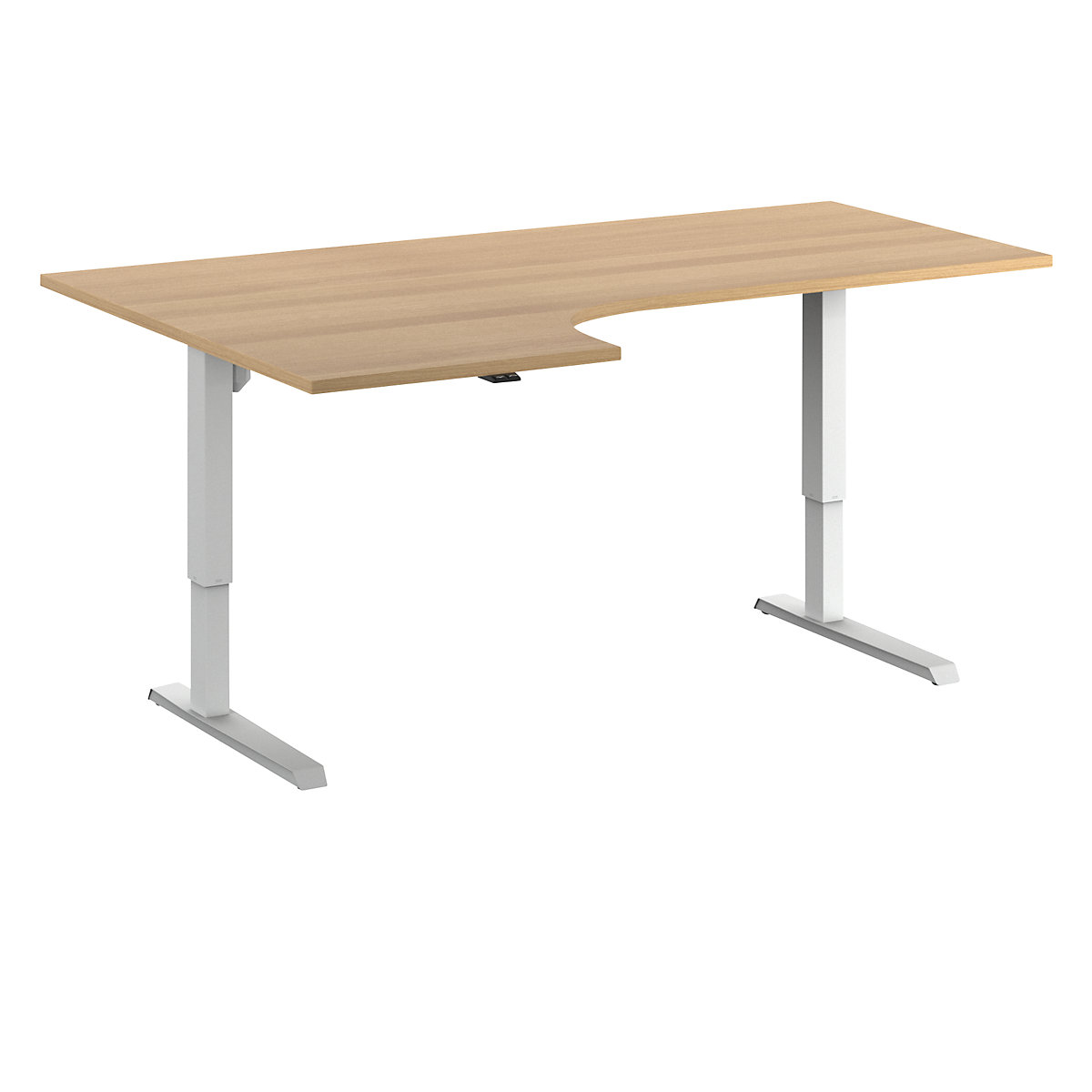 Venla desk, electrically height adjustable - eurokraft basic