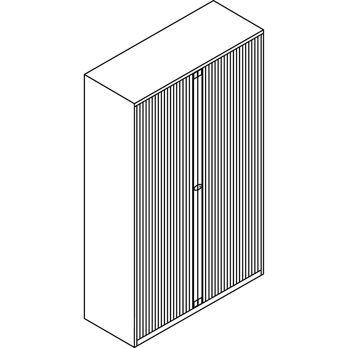 EURO roller shutter cupboard – BISLEY (Product illustration 3)-2