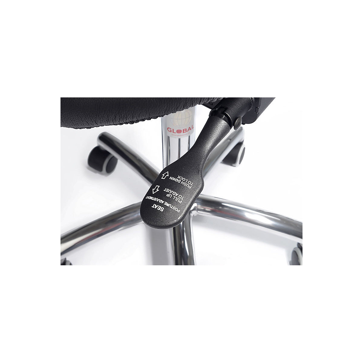 Saddle stool with a split seat (Product illustration 5)-4