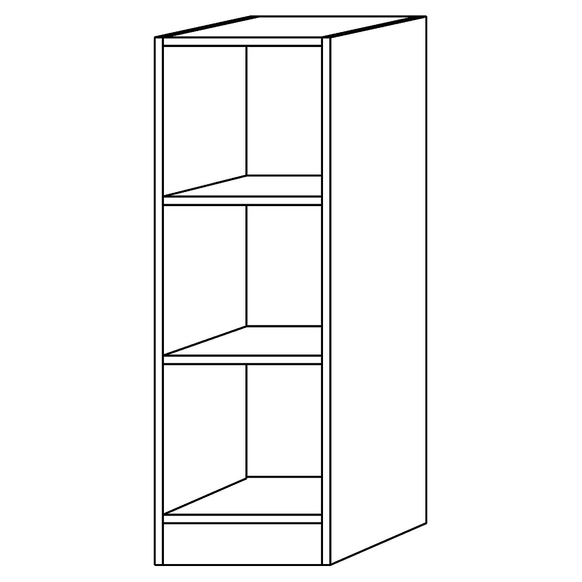 Office shelf unit (Product illustration 5)-4