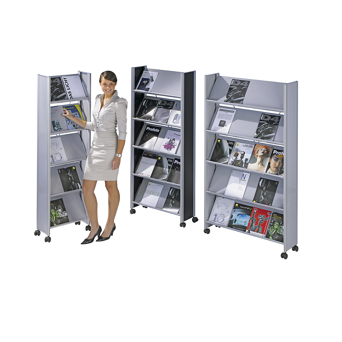 Designer brochure display stand (Product illustration 2)-1