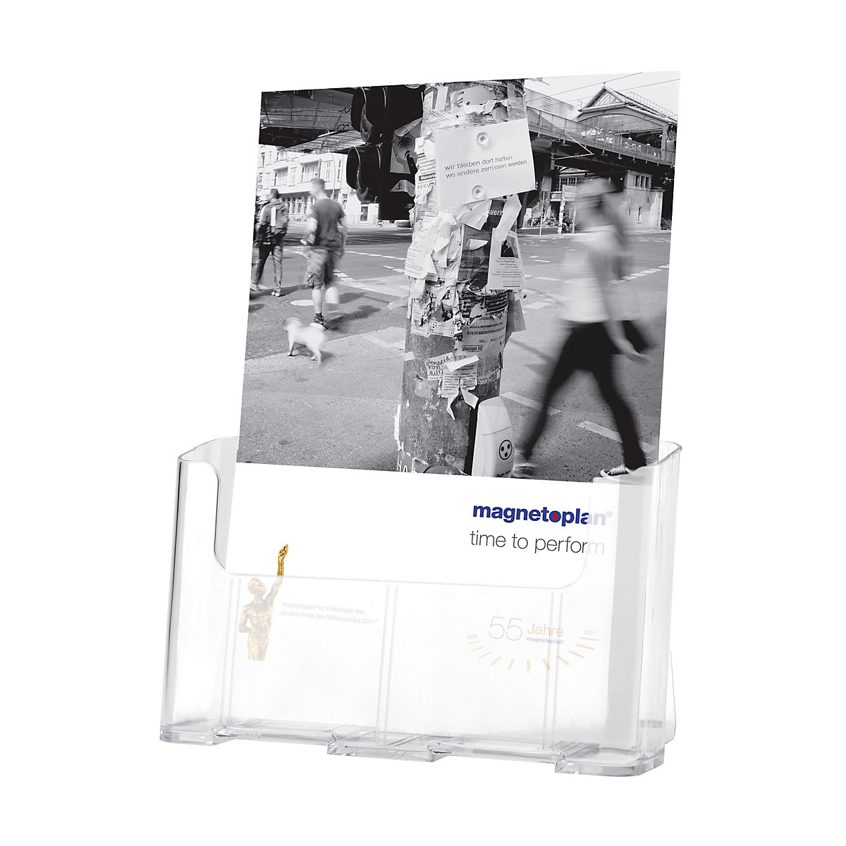 STANDARD brochure holder – magnetoplan (Product illustration 2)-1