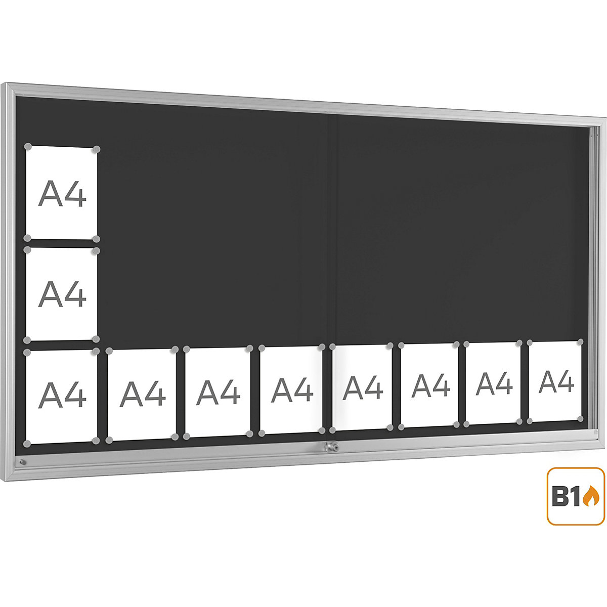 Sliding door display case (Product illustration 3)-2