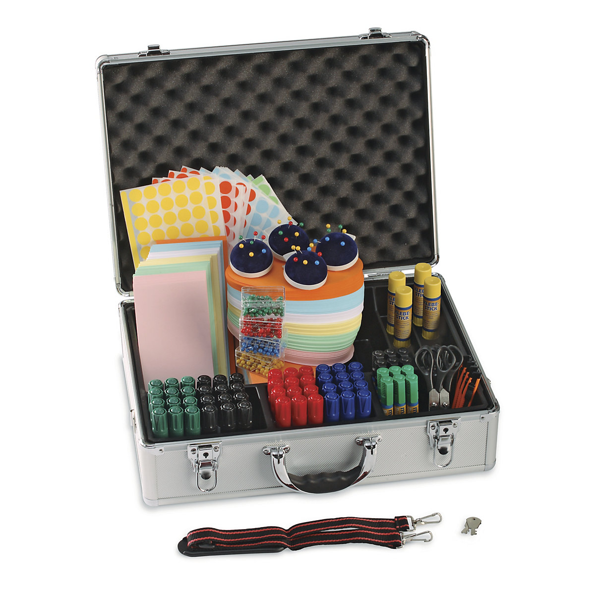 Presentation and seminar case, aluminium - magnetoplan