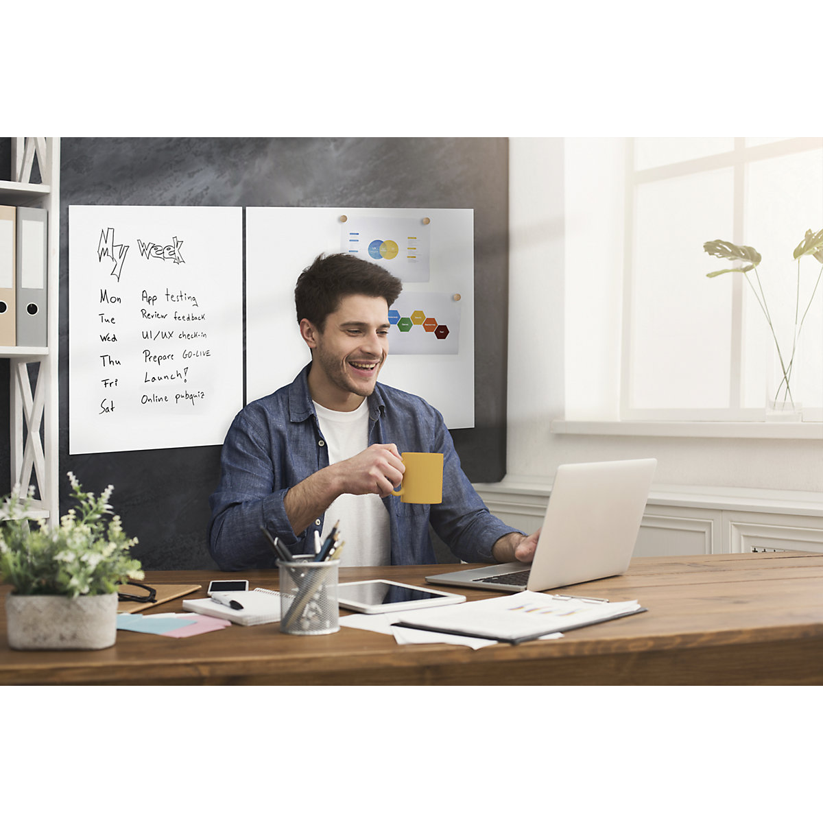 BOARD-UP whiteboard – Legamaster (Product illustration 7)-6