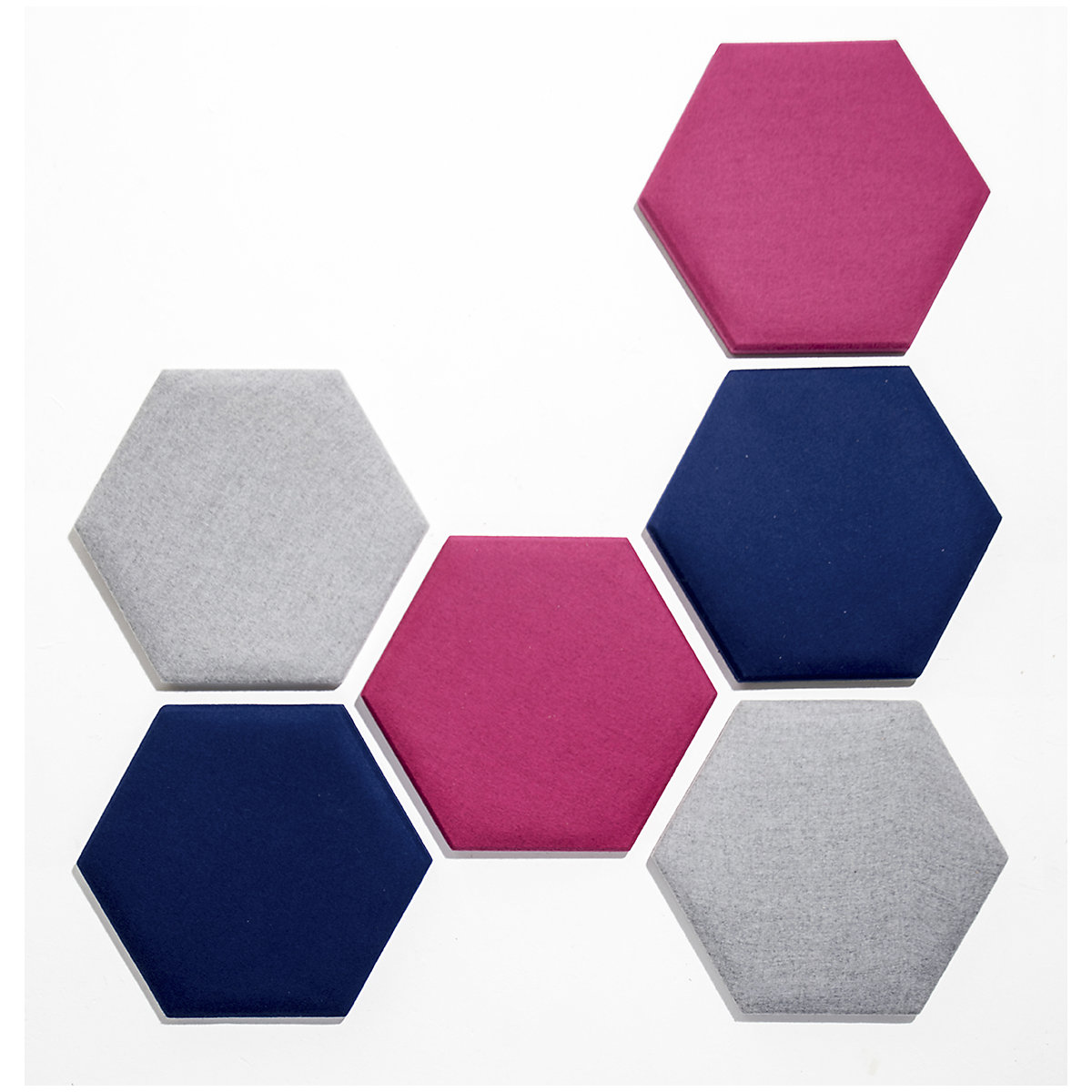 Bliss Hexagon Fabric Acoustic Tile (Product illustration 2)-1