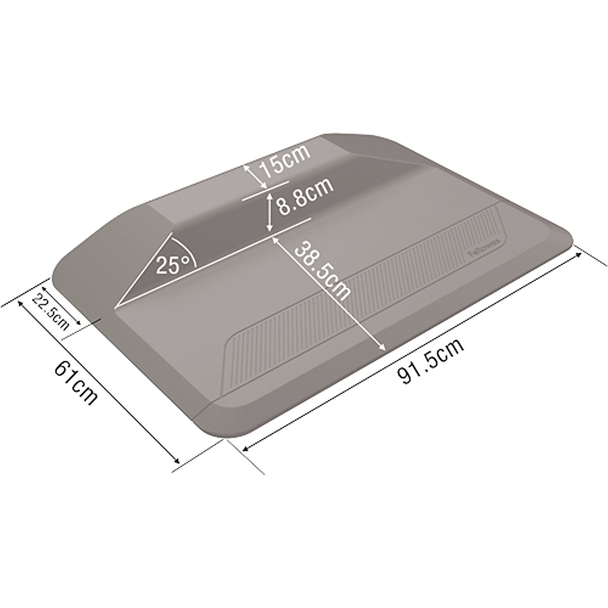 Fellowes Activefusion Sit-Stand Floor Mat (Product illustration 4)-3