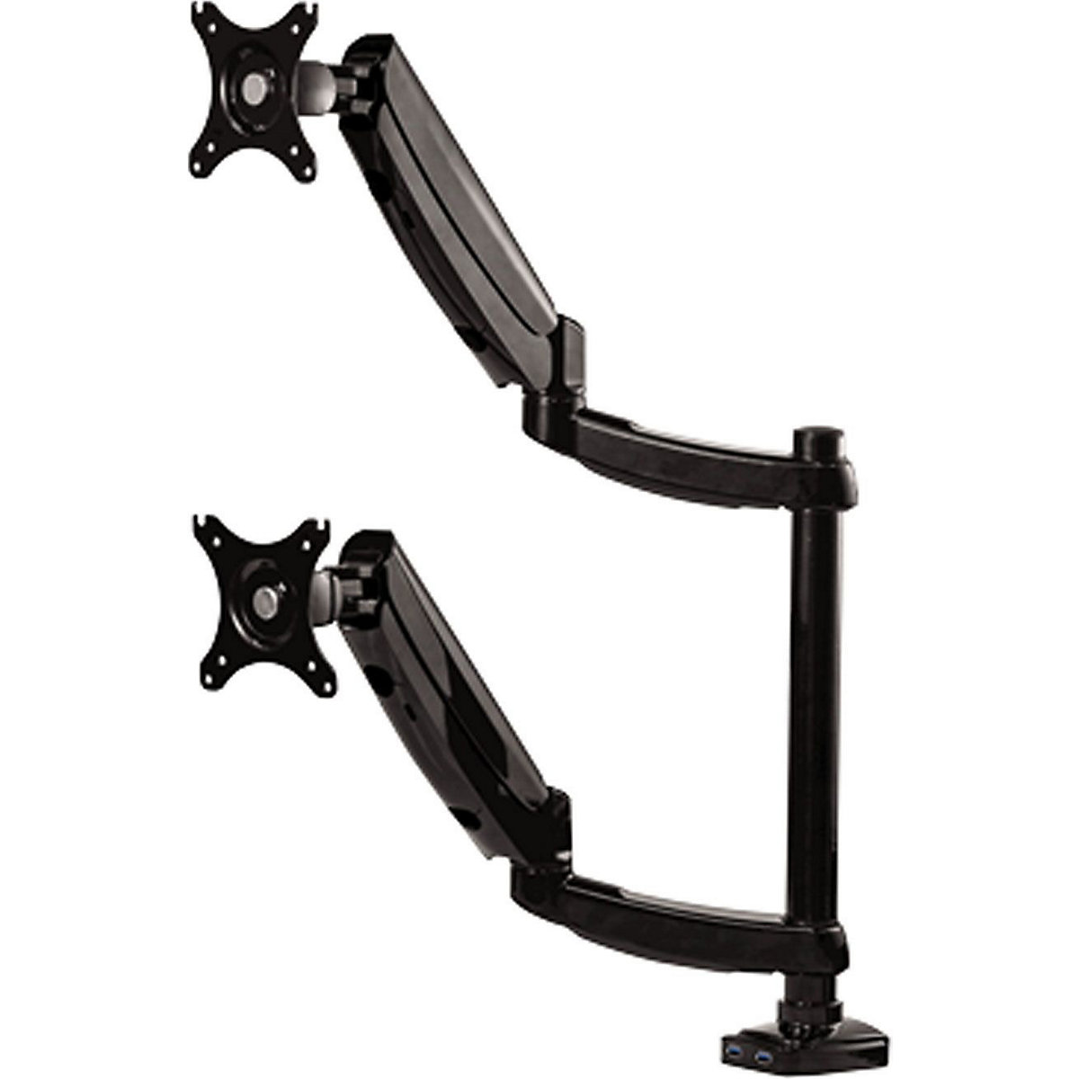 Fellowes Platinum Series Dual Stacking Monitor Arm (Product illustration 2)-1
