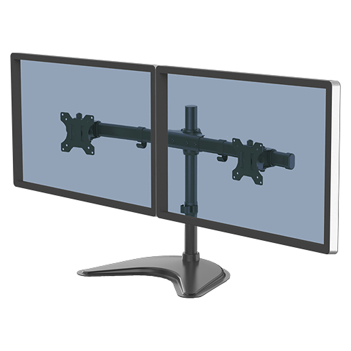Fellowes Seasa Freestanding Dual Horizontal Monitor Arm, Fellowes Seasa Freestanding Dual Horizontal Monitor Arm, Fellowes Seasa Freestanding Dual Horizontal Monitor Arm |-0